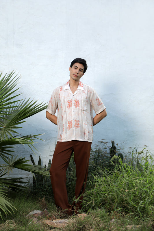 Rust Flora Shirt