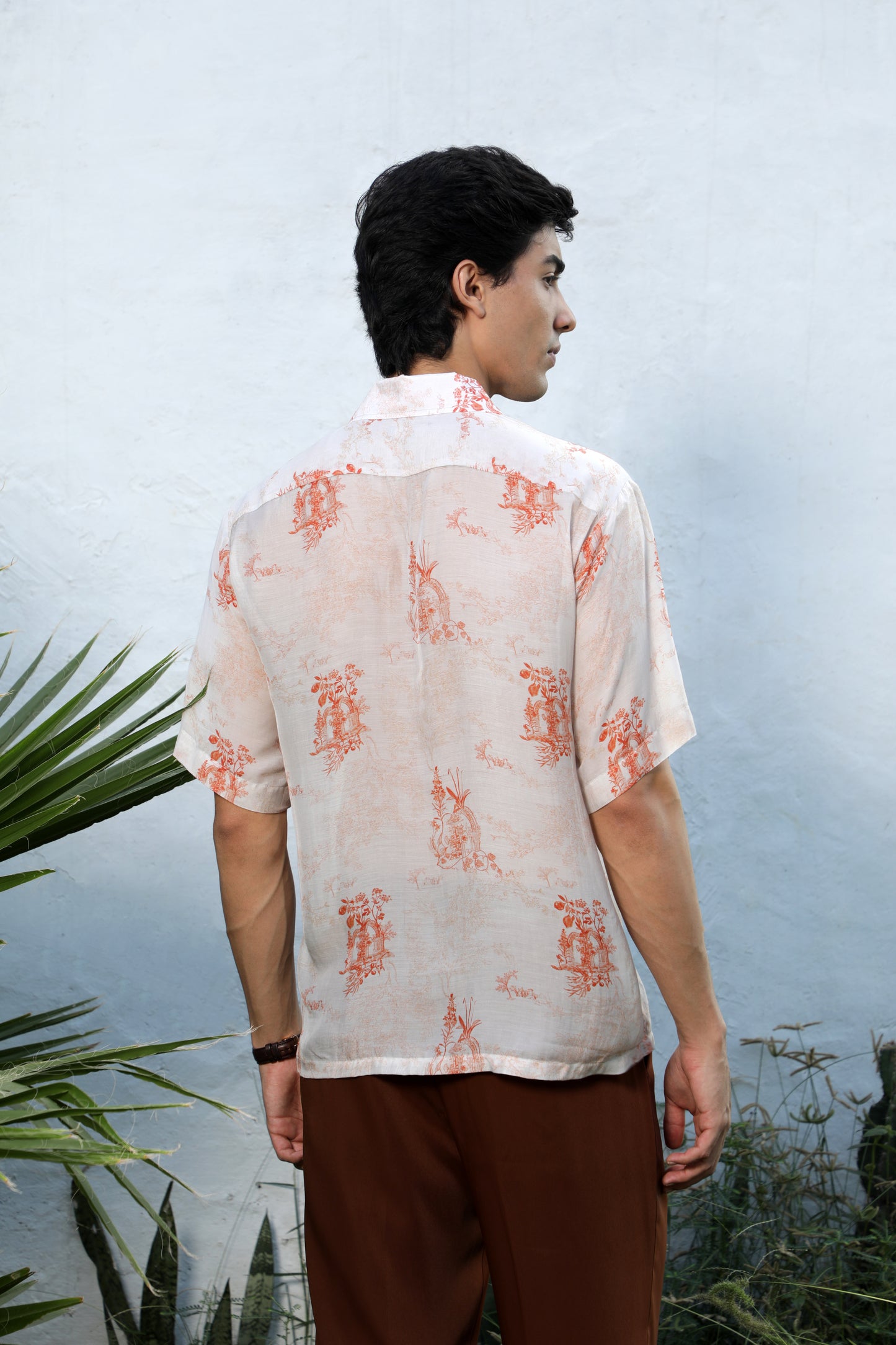 Rust Flora Shirt