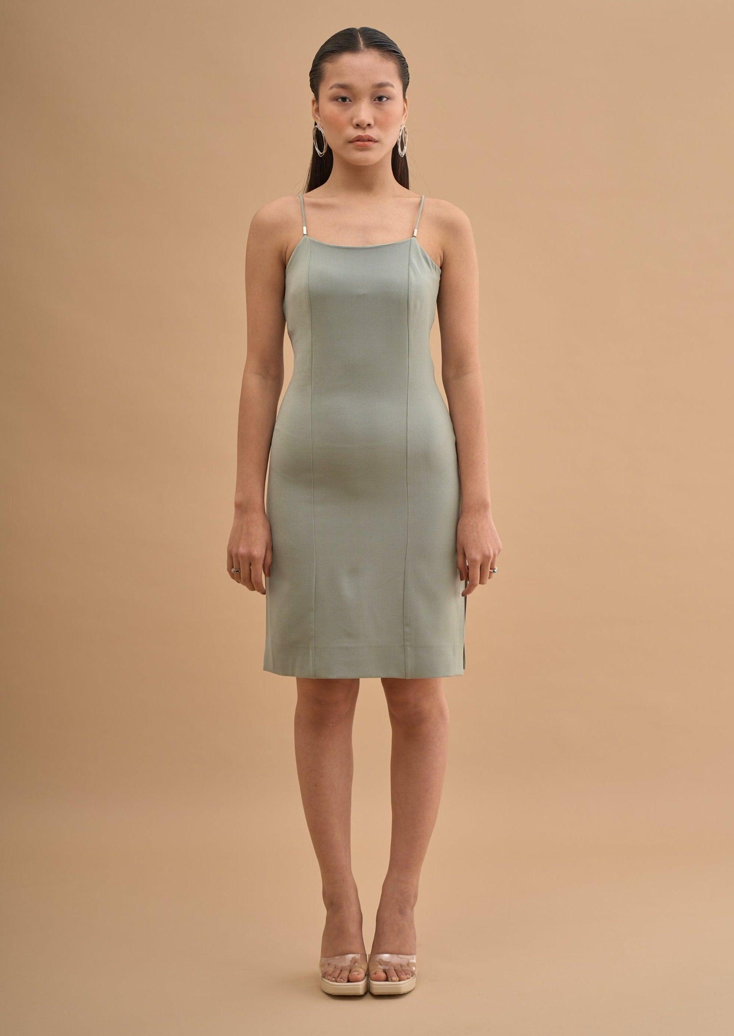 SLIT SIDE SEAM DRESS 